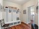 Inviting mudroom with built-in storage, wood floors, and easy access to the rest of the home at 52 E 286Th St, Atlanta, IN 46031