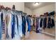 Spacious walk-in closet with clothing racks, providing ample storage space and organization at 52 E 286Th St, Atlanta, IN 46031