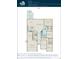 Amberwood Floor Plan depicting 3 bedrooms, 2.5 baths, and 2 car garage at 6474 Ambassador Dr, Plainfield, IN 46168