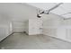 Spacious, unfinished garage with ample room for multiple cars and storage at 6474 Ambassador Dr, Plainfield, IN 46168