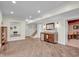 A finished basement features tile floors, a wet bar, and access to additional living spaces at 685 N Buffalo Hill Rd, Martinsville, IN 46151