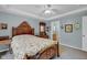Charming bedroom with antique-style furniture and access to ensuite bathroom at 685 N Buffalo Hill Rd, Martinsville, IN 46151