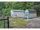 Exterior view of a shed in a grassy yard at 685 N Buffalo Hill Rd, Martinsville, IN 46151