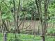 A glimpse of a creek view through a natural setting of lush foliage and trees at 685 N Buffalo Hill Rd, Martinsville, IN 46151