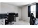 Home office equipped with multiple monitors, a comfortable chair, and ample desk space at 7195 E Rising Sun S Cir, Camby, IN 46113