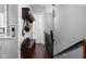 Mud room with coat rack, bench and storage at 7450 Cassilly Ct, Indianapolis, IN 46278