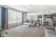 Spacious living room showcasing great natural light and an open floor plan connecting to the kitchen at 7901 Apalachee Dr, Indianapolis, IN 46217