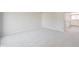 Bright bedroom featuring neutral carpeting, fresh paint, and a closet at 8116 Cheswick Dr, Indianapolis, IN 46219