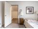 Bedroom with carpet and view into walk-in closet at 8618 Turnstone Ct, Indianapolis, IN 46234