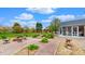 A brick patio with a firepit and comfortable seating at 8842 Rocky Ridge Rd, Indianapolis, IN 46217