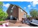 Spacious deck featuring outdoor seating, a grill, and access to the backyard, perfect for relaxing and entertaining at 10715 Hamilton Pass, Fishers, IN 46037