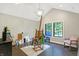 Bonus room with hardwood floors, a large window, and an easel set up for painting at 10725 Holliday Farms Blvd, Zionsville, IN 46077