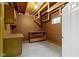 Utility basement with finished storage and shelving space, as well as mechanical and structural elements at 10911 Innisbrooke Ln, Fishers, IN 46037