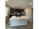 Modern kitchen with stainless steel appliances and a large island at 10931 N Longbranch St, Monrovia, IN 46157