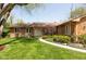 Inviting home entrance with walkway, lovely landscaping and cozy curb appeal at 1186 Castle Dr, Franklin, IN 46131