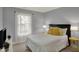 Bedroom with black accents and bright natural light at 12005 Hardwick Dr, Fishers, IN 46038