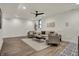Spacious basement with modern furnishings and stylish bar area at 1317 Spann Ave, Indianapolis, IN 46203
