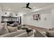 Well-lit basement with sleek bar area and open living space at 1317 Spann Ave, Indianapolis, IN 46203