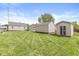 Green and spacious backyard offering ample room for outdoor activities at 1412 Wallace Ave, Indianapolis, IN 46201
