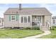 Charming single-story home with green shutters and a manicured front lawn in a quiet neighborhood at 1412 Wallace Ave, Indianapolis, IN 46201