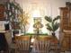 Traditional dining area features a decorative window, custom curtains and decorative accents at 14544 Lynn Ave, Fishers, IN 46038