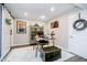 Finished basement office with neutral walls, vintage accents, and ample lighting at 15986 Bugle Ridge Dr, Noblesville, IN 46060