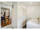 Convenient laundry area with modern appliances, providing functionality and ease for household tasks at 1917 Fletcher Ave, Indianapolis, IN 46203