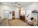 Cozy living room with modern decor and hardwood floors at 1917 Fletcher Ave, Indianapolis, IN 46203