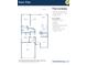 Cordoba model floor plan showing the layout of the home including 3 beds, den and the great room at 19600 Atwater Ave, Sheridan, IN 46069