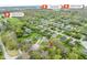Aerial view highlighting the home's proximity to Pleasant Grove, Central Park, and the Monon Center at 225 Vali Ct, Carmel, IN 46280