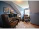 Office nook with dual desks and lots of natural light from the window near the desk at 2394 W 600 S, New Palestine, IN 46163
