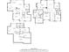 Floorplans showing basement, second and third floors featuring bedrooms, kitchen, living areas and more at 3940 Woodcrest Ct, Westfield, IN 46062