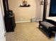 Main bedroom with a plush, carpeted floor and furnishings including a four poster bed at 5773 Station Hill Dr, Avon, IN 46123