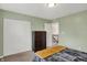Cozy bedroom with double closets and neutral carpet at 6650 W Black Tail Way, McCordsville, IN 46055