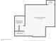 Floor plan illustrating the dimensions of the finished basement, utility closet, and stairs at 715 Stockbridge Dr, Westfield, IN 46074