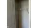 Empty closet with a single wire shelf, ready to be filled with your wardrobe at 990 Sunchaser Rd, Lebanon, IN 46052