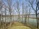Scenic lake view showcasing natural surroundings and water view through the trees at 107 Knoll Ct # F, Noblesville, IN 46062