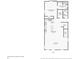 First floor floorplan with kitchen, dining room, living room, utility room, and bathrooms at 1158 Burdsal Pkwy, Indianapolis, IN 46208