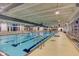 Indoor lap pool, offering a great place to exercise and relax at 12821 Gloria Dr, Fishers, IN 46037