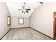 A serene bedroom featuring soft beige walls, plush carpet, a ceiling fan and windows providing natural light at 1652 Valley Brook Dr, Indianapolis, IN 46229