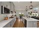 Modern kitchen with sleek countertops, stainless steel appliances, and ample cabinet space at 16683 Alex Dr, Noblesville, IN 46060