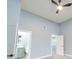 Bright bedroom with an ensuite bathroom and a closet, providing convenience and ample storage space at 1723 Fletcher Ave, Indianapolis, IN 46203