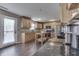 Bright kitchen featuring granite countertops, stainless steel appliances, and an island at 3189 Underwood Dr, Whiteland, IN 46184