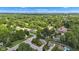 Expansive aerial shot showcasing a lush, green neighborhood with homes nestled among mature trees at 3611 Owster Ln, Indianapolis, IN 46237