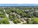 High angle shot of homes surrounded by mature trees, showcasing a peaceful residential neighborhood at 3611 Owster Ln, Indianapolis, IN 46237