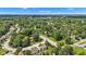 Wide angle aerial view showcasing a residential community with lush, green spaces at 3611 Owster Ln, Indianapolis, IN 46237