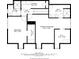 Upstairs floor plan showcasing primary bedroom with walk-in closets and two bathrooms at 4247 Central Ave, Indianapolis, IN 46205