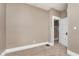 Neutral bedroom with carpet flooring, window, and fresh paint at 5074 E Walnut St, Indianapolis, IN 46201