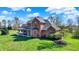 Beautiful two-story brick home featuring a covered porch and professionally landscaped yard at 5299 W Pr Black Hawk, Edinburgh, IN 46124