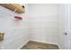 Walk-in pantry with white wire shelving provides ample storage at 5661 Stetson Dr, Whitestown, IN 46052